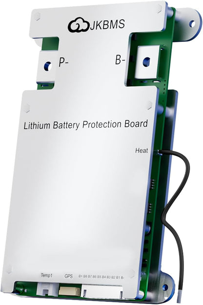 JKBMS Smart BMS 4S-8S 100A 1A Active Balance Integrado Bluetooth con CAN RS485 PCB Placa de Protección de Batería para Paquete de Batería LiFePO4 Li-ion LTO