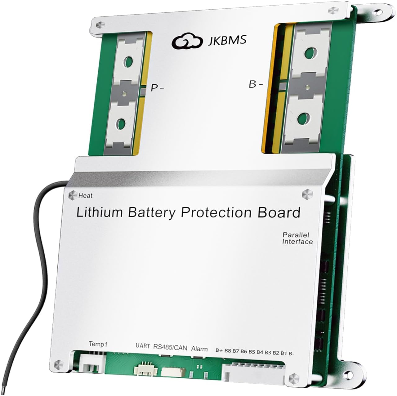 JKBMS Smart BMS 4S-8S 100A 1A Active Balance Integrado Bluetooth con CAN RS485 PCB Placa de Protección de Batería para Paquete de Batería LiFePO4 Li-ion LTO