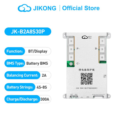 JIKONG JKBMS 4S 5S 6S 7S 8S 17S 20S 24S 12V 24V 48V Active BMS 40A 60A 100A  200A 300A Lifepo4 Li-Ion Lto Battery Smart BMS